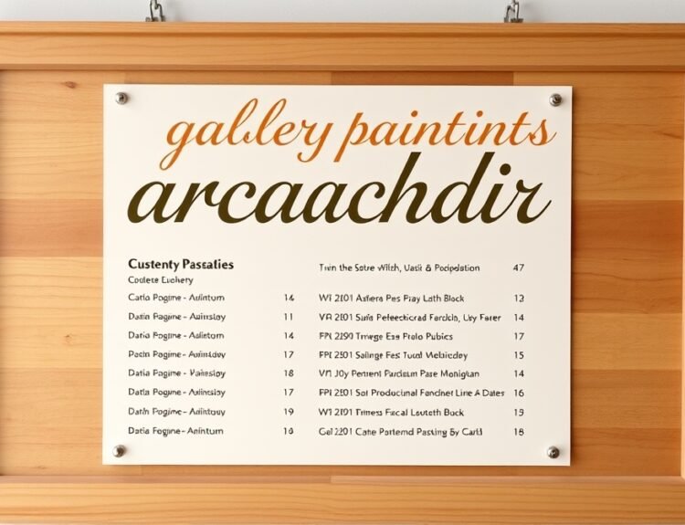 gallery paintings arcachdir